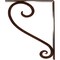 Ekena Millwork Edwards Wrought Iron Bracket, (Triple center brace), Antiqued Copper 2"W x 12"D x 15"H BKTM02X12X15TEDACO - alternate 3